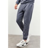 Tommy Life 85117 Petrol Kapüşonlu Kanguru Cep Lastik Paça Oversize Erkek Eşofman Takımı