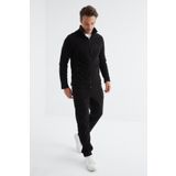 Tommy Life 85193 Siyah Dik Yaka Basic Polar Erkek Eşofman Takımı