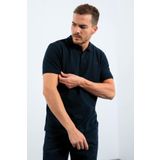 Tommy Life 87748 Basic Logolu Standart Kalıp Triko Polo Yaka Lacivert Erkek T-Shirt