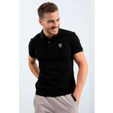 Tommy Life 87768 Basic Göğüs Logolu Standart Kalıp Triko Polo Yaka Siyah Erkek T-shirt