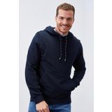 Tommy Life 87872 Lacivert Kanguru Cep Standart Kalıp Kapüşonlu Erkek Sweatshirt