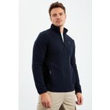 Tommy Life 87891 Erkek Lacivert Yarım Fermuarlı Polar