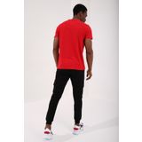 Tommy Life 87911 Basic Kısa Kol Standart Kalıp O Yaka Kırmızı Erkek T-shirt