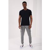 Tommy Life 87911 Basic Kısa Kol Standart Kalıp O Yaka Lacivert Erkek T-shirt