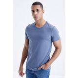 Tommy Life 87911 Basic Kısa Kol Standart Kalıp Polo Yaka Petrol Erkek T-shirt