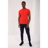 Tommy Life 87911 Fiesta Erkek Basic Kısa Kol Standart Kalıp O Yaka T-Shirt