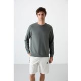Tommy Life 88053 Çağla Basic O Yaka Rahat Form Erkek Sweatshirt