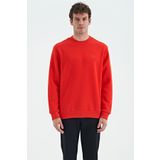Tommy Life 88137 Fiesta O Yaka Şardonlu Rahat Form Basic Erkek Sweatshirt