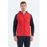 Tommy Life 88313 Kırmızı Connell Fiesta Rahat Kalıp Polar Erkek Sweatshirt