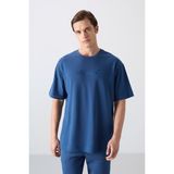 Tommy Life 88330 Parlament Pamuklu Kalın Yumuşak Dokulu Oversize Fit Baskılı Erkek T-Shirt
