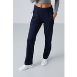 Tommy Life 94195 Fermuar Cepli Rahat Form Klasik Paça İndigo Kadın Eşofman Altı