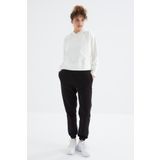 Tommy Life 94624 Siyah Yüksek Bel Rahat Form Basic Jogger Kadın Eşofman Alt
