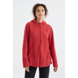 Tommy Life 97233 Fiesta Kapüşonlu Fermuarlı Rahat Form Kadın Polar Sweatshirt