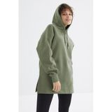 Tommy Life 97242 Çağla Reglan Kol Basic Kapüşonlu Oversize Tunik