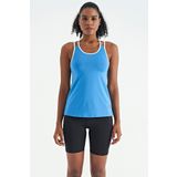 Tommy Life 97258 Saks Çift Askılı Sırt Detaylı Standart Kalıp Kadın Spor Atlet