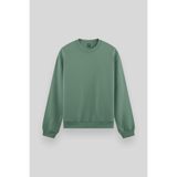 Tommy Life Açık Yeşil Basic O Yaka Rahat Form Erkek Sweatshirt - 88053