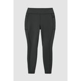Tommy Life Antrasit Esnek Standart Fit Performans Battal Büyük Beden Kadın Tayt - 94652 - 4XL