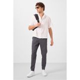 TOMMY LIFE Antrasit Standart Fit Dokuma Hafif Esnek Chino Erkek Pantolon - 82177