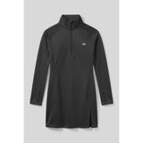 TOMMY LIFE Antrasit Yarım Fermuarlı Dik Yaka Standart Kalıp Kadın Sporcu Tunik - 97309