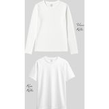 TOMMY LIFE Basic O Yaka 2li Paket Beyaz Kadın T-Shirt