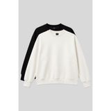 TOMMY LIFE Basic Oversıze O Yaka 2li Paket Siyah-Ekru Kadın Sweatshirt - 97053