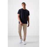Tommy Life Bej İnce Yumuşak Comfort Fit Erkek Eşofman Alt - 82119 - S