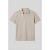 TOMMY LIFE Bej Rahat Form Yumuşak Dokulu Polo Yaka Erkek T-Shirt - 88496