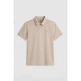 Tommy Life Bej Standart Kalıp Basic Polo Yaka Erkek T-Shirt - 87748
