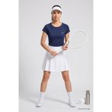 TOMMY LIFE Beyaz Sıkılaştırıcı Yüksek Bel Kadın Tenis Etek - 94690