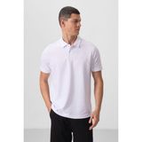 Tommy Life Beyaz Standart Kalıp Basic Polo Yaka Erkek T-Shirt - 87768 - 2XL