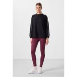 TOMMY LIFE Bordo Esnek Standart Fit Performans Kadın Tayt - 94667