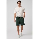 Tommy Life Çam Yeşil Standart Fit Basic Arka Cepli Erkek Şort - 81314 - 2XL