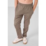 TOMMY LIFE Camel Standart Fit Dokuma Hafif Esnek Chino Erkek Çocuk Pantolon - 11272