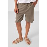 TOMMY LIFE Camel Standart Fit Dokuma Hafif Esnek Chino Erkek Şort - 81291