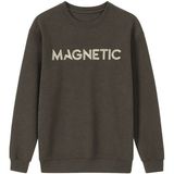 Tommy Life Erkek Çocuk Sweatshirt Bisiklet Yaka Erkek Çocuk Kahverengi Sweatshirt - 9 - 10 Yaş