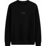 Tommy Life Erkek S-Shirt O Yaka Erkek Siyah Sweatshirt