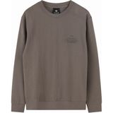 Tommy Life Erkek S-Shirt O Yaka Füme Erkek Sweatshirt - 2XL - Gri