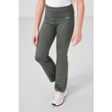 TOMMY LIFE Esnek Standart Fit Basic Performans İspanyol Paça Kız Çocuk Taytı, T17KG-75193
