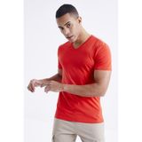Tommy Life Fiesta Basic Kısa Kol Standart Kalıp V Yaka Erkek T-Shirt - 87912