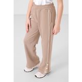 TOMMY LIFE Geniş Paça Çıt Çıt Detaylı Kız Çocuk Palazzo Pantolon, T18KG-75199