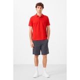 Tommy Life Gri Standart Fit Dokuma Hafif Esnek Chino Erkek Şort - 81292 - XL