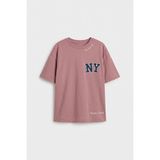 Tommy Life Gül Kurusu Oversize Kısa Kollu Baskılı Kız Çocuk T-Shirt - 75174 - 9 - 10 Yaş
