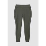 TOMMY LIFE Haki Esnek Standart Fit Performans Battal Büyük Beden Kadın Tayt - 94652