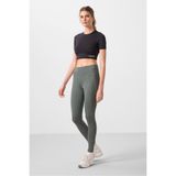 TOMMY LIFE Haki Esnek Standart Fit Performans Kadın Tayt - 94667