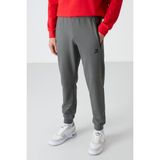 Tommy Life Haki Fermuar Cepli Standart Kalıp Jogger Erkek Eşofman Alt - 84587 - 2XL