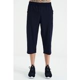 Tommy Life Indigo Bağcıklı Standart Kalıp Fermuar Cepli Aktif Spor Erkek Kapri - 83096