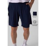 TOMMY LIFE İndigo Ince Yumuşak Standart Fit Erkek Taytlı Şort - 81287