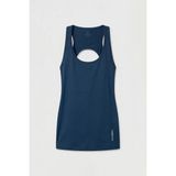 Tommy Life Indigo Standart Fit Sırt Detaylı Performans Kadın Spor Atlet - 97297 - İndigo