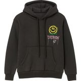 Tommy Life Kız Çocuk Sweatshirt Kapüşonlu Siyah Kız Çocuk Garson Sweatshirt - 14 - 15 Yaş