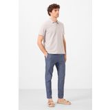 TOMMY LIFE Kot Lacivert Standart Fit Dokuma Hafif Esnek Chino Erkek Pantolon - 82179